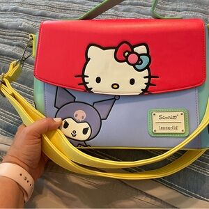 Loungefly Hello Kitty and Friends Color Block Crossbody Bag